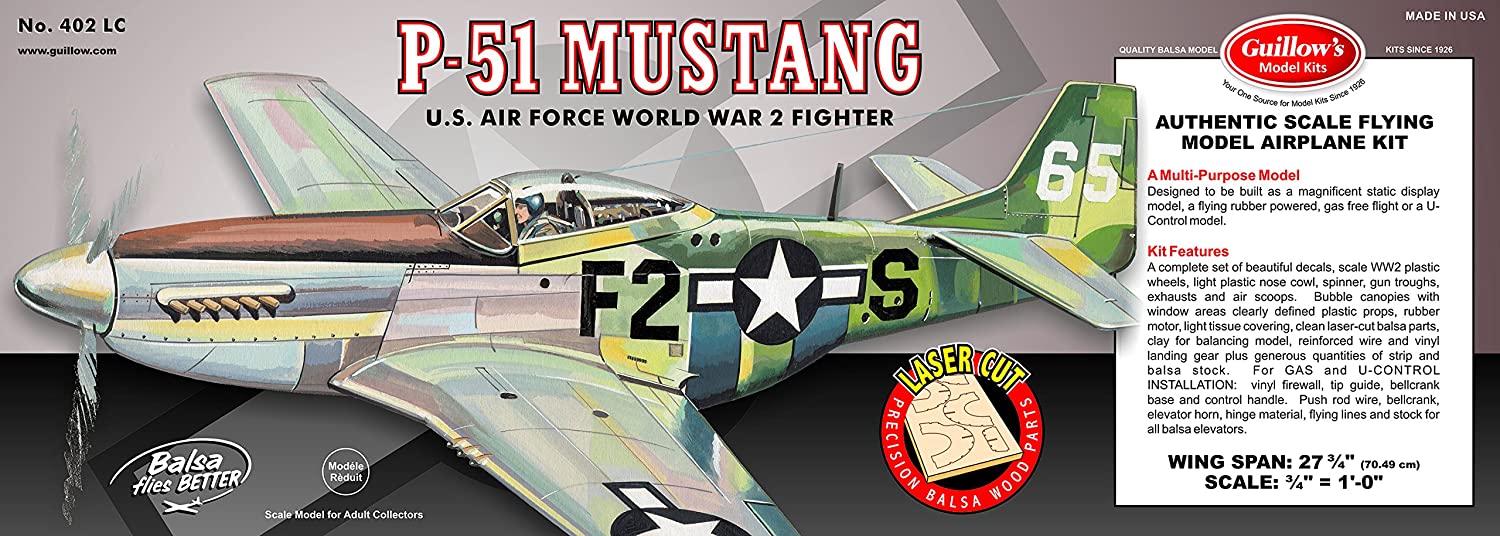 P-51 Mustang Guillows