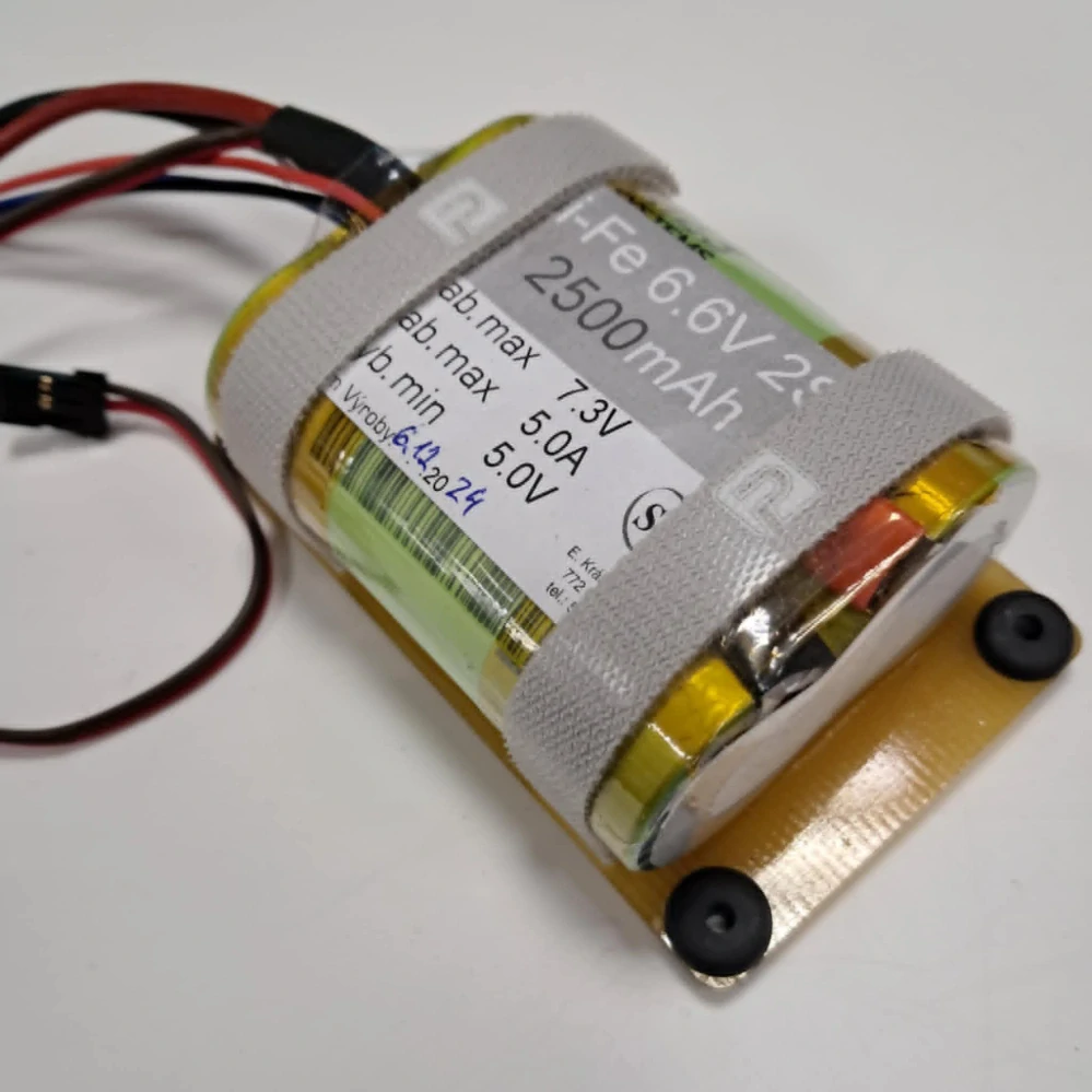 Li-Fe A123 6.6V 2.5Ah  XT60 lože laminát