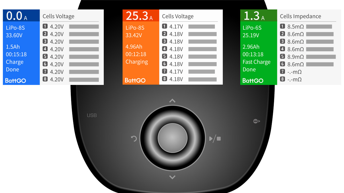 iSDT T6 Lite 600W chytrý nabíječ