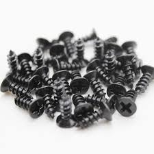 Vrut zápustný  pr.1.2 x 5 mm 10ks černý 