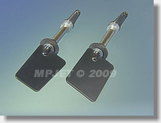 Kormidlo lichoběžníkové 52x32x25 mm s přírubou