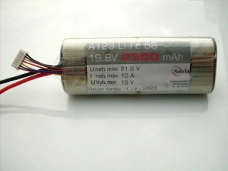 Li-Fe 6čl.19.8V 2.5Ah do Heli Protos