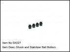 SK027 kulové čepy stabilizátoru - 4ks