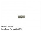 SK030 spojovačky M3 x 26mm - 2ks