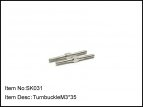 SK031 spojovačky M3 x 35mm - 2ks