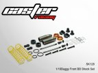 SK128 přední hliníkové Big Bore tlumiče - Buggy 1:10