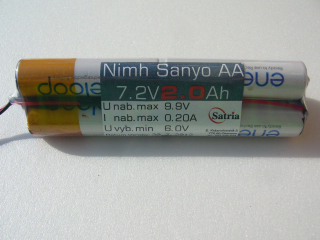  Nimh 7.2V 1.9Ah Eneloop Hitec Optic Sport