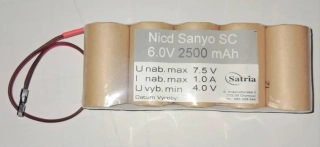 Nicd 6.0V NC-2500SCR RX JR
