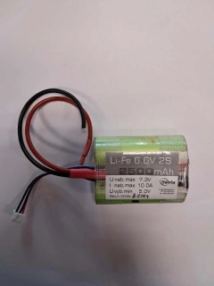 Li-Fe 6.6V 2.5Ah A123 bez silového konektoru