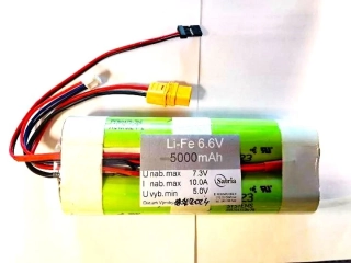 Li-Fe 6.6V 5.0Ah A123 XT60