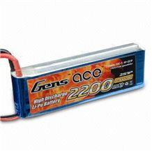 Gens ACE LiPo -2S 2200mAh 7,4V 2S1P 25C