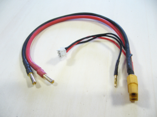 Nabíjecí kabel z XT60 samice/g4 samci vč bal.konektoru JST-XH/G2