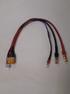 Nabíjecí kabel z XT60 samice/g5 samci vč bal.konektoru JST-XH/G2