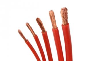 Kabel silikon 1.0mm2 1m (červený)