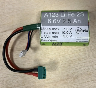 Li-Fe A123 6.6V 2.5Ah  MPX