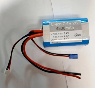 Li-ion 7.2V 4.8Ah 10A Samsung21700 RX