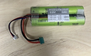 Li-Fe A123 6.6V 5Ah  MPX